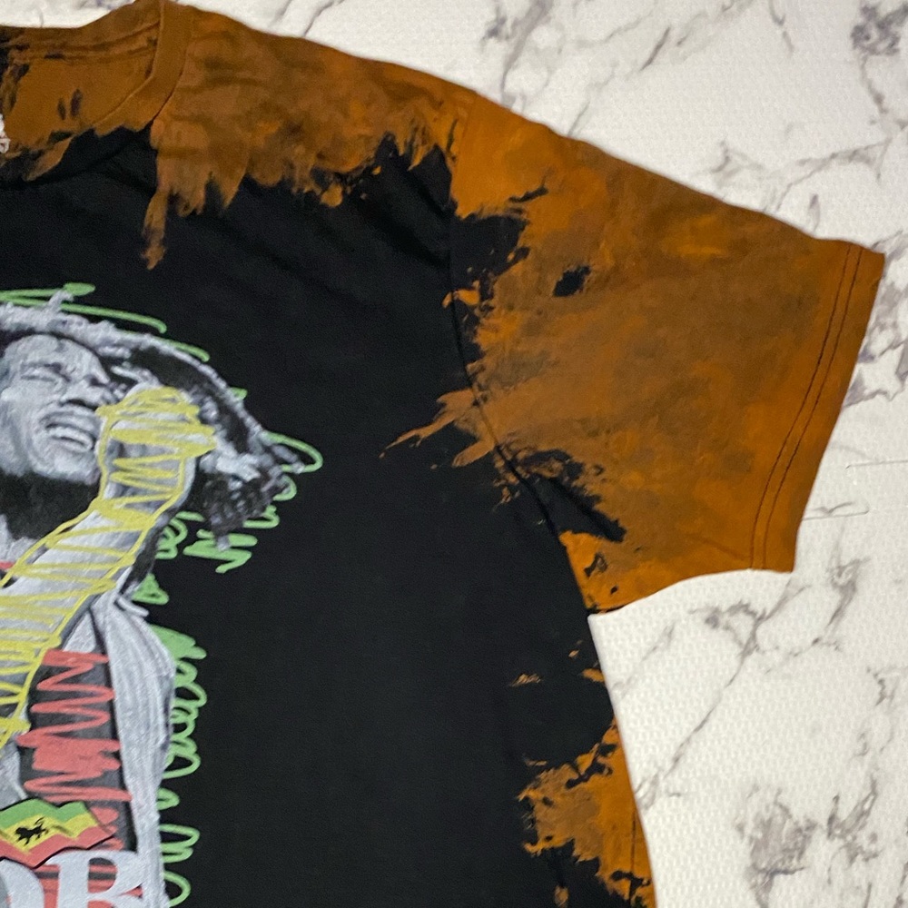 Bob Marley Reverse Dye Tee - Picture 3 of 8